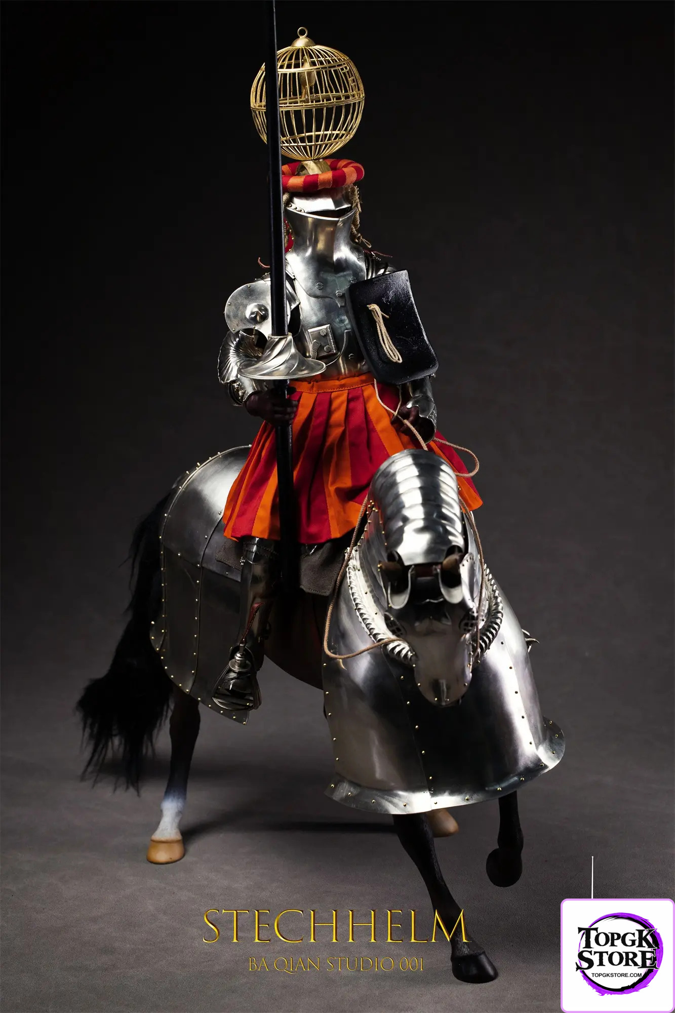BA QIAN Studio – Original Medieval Knight Frog-mouth helm (white copper version) BQ-001 (Licensed) - Photo 11 | TopGKSt