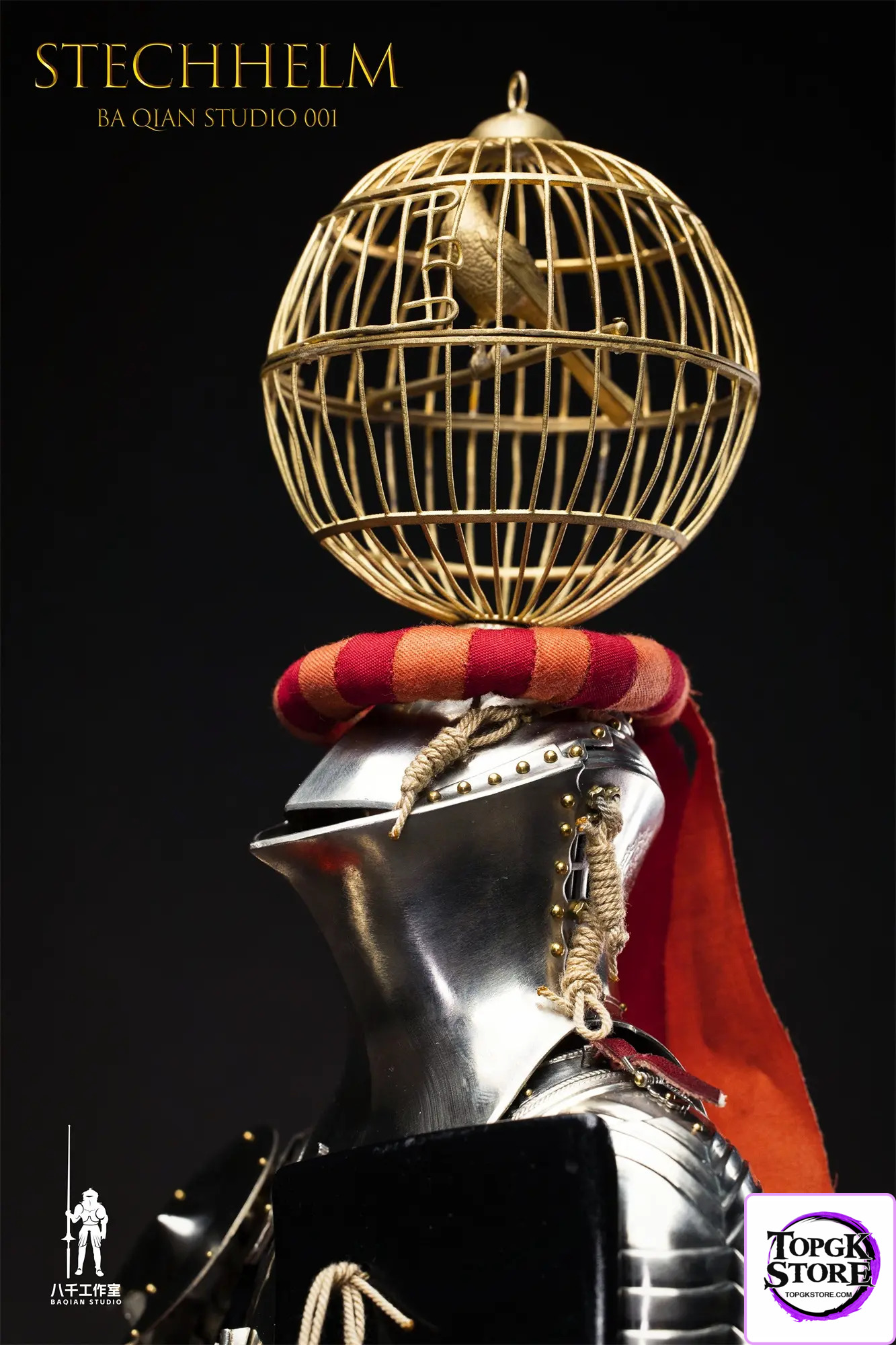 BA QIAN Studio – Original Medieval Knight Frog-mouth helm (white copper version) BQ-001 (Licensed) - Photo 12 | TopGKSt