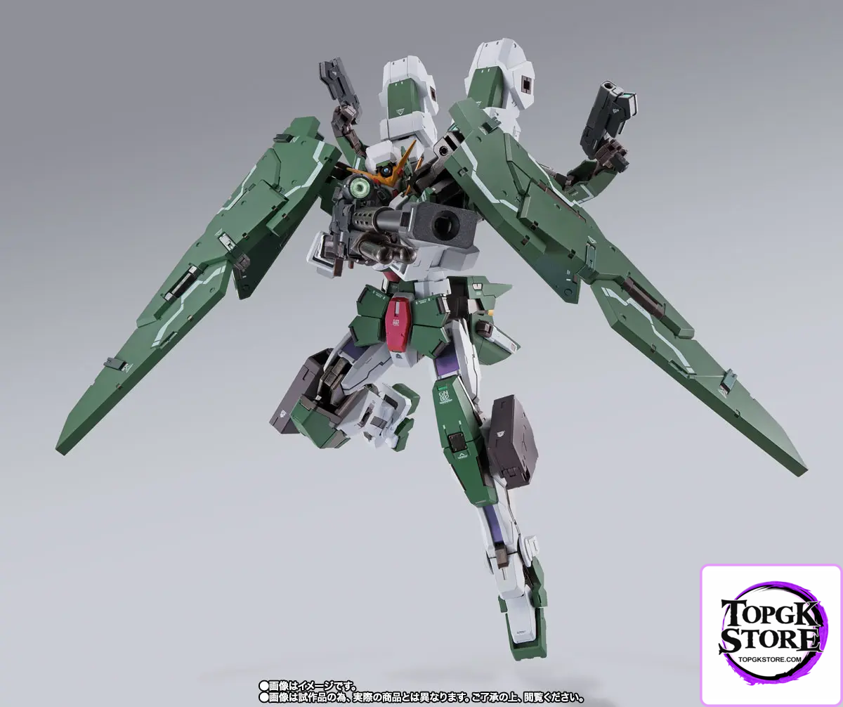 BANDAI SPIRITS – Mobile Suit Gundam 00: Revealed Chronicle GN-002 Gundam Dynames Gundam Devise Dynames Metal Build (Li
