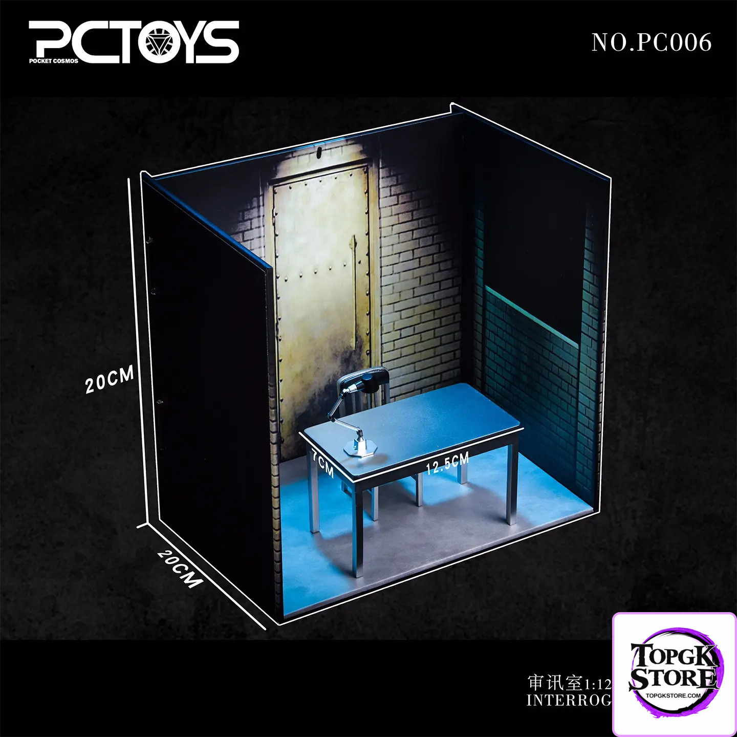 PCTOYS Studio – DC 1/12 Joker vs. Batman Confrontation Scene Desk & Chair Set PC006 - Photo 2 | TopGKStore