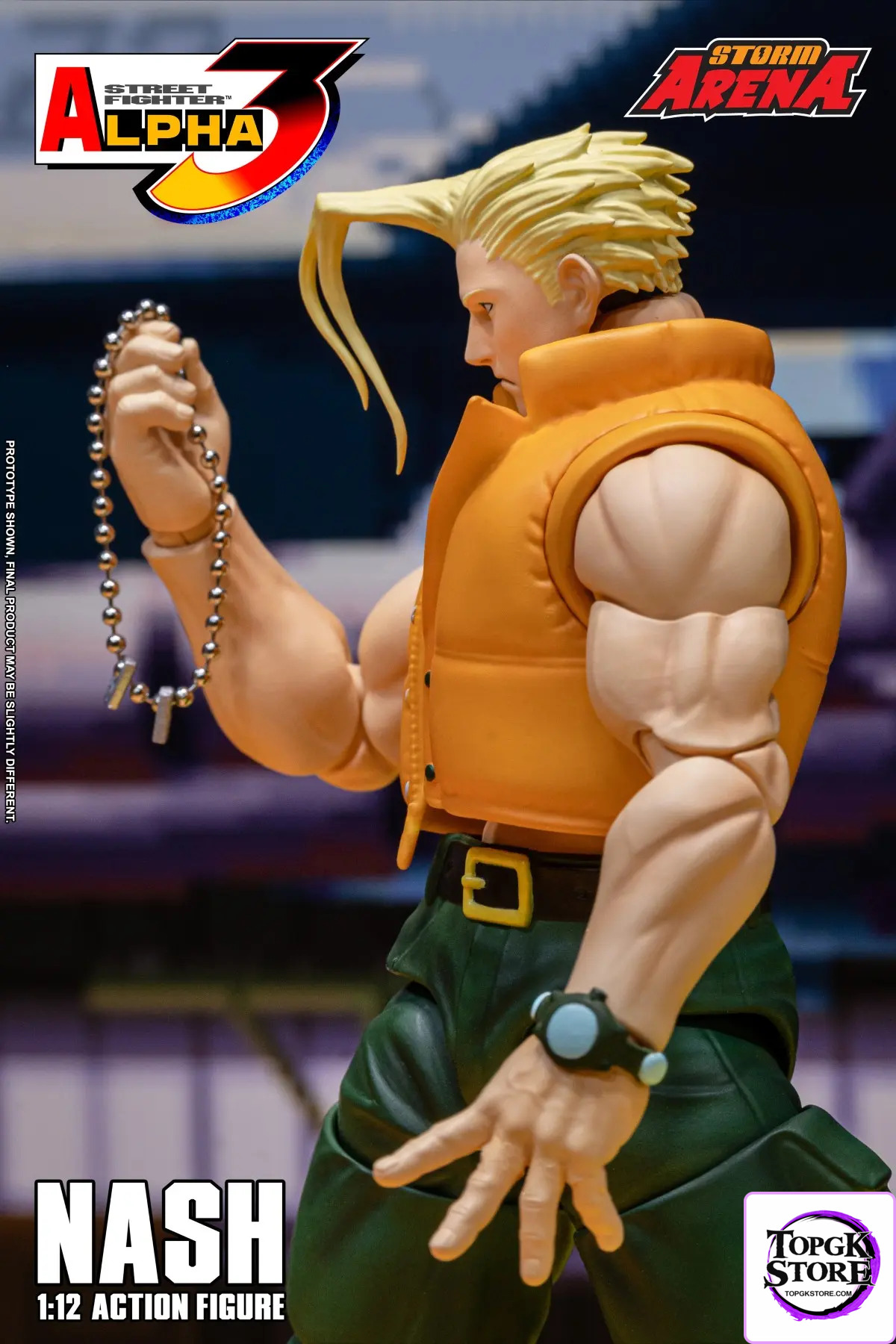 Storm Toys – NASH – STREET FIGHTER Alpha 3 – STORM ARENA (Licensed) - Photo 4 | TopGKStore