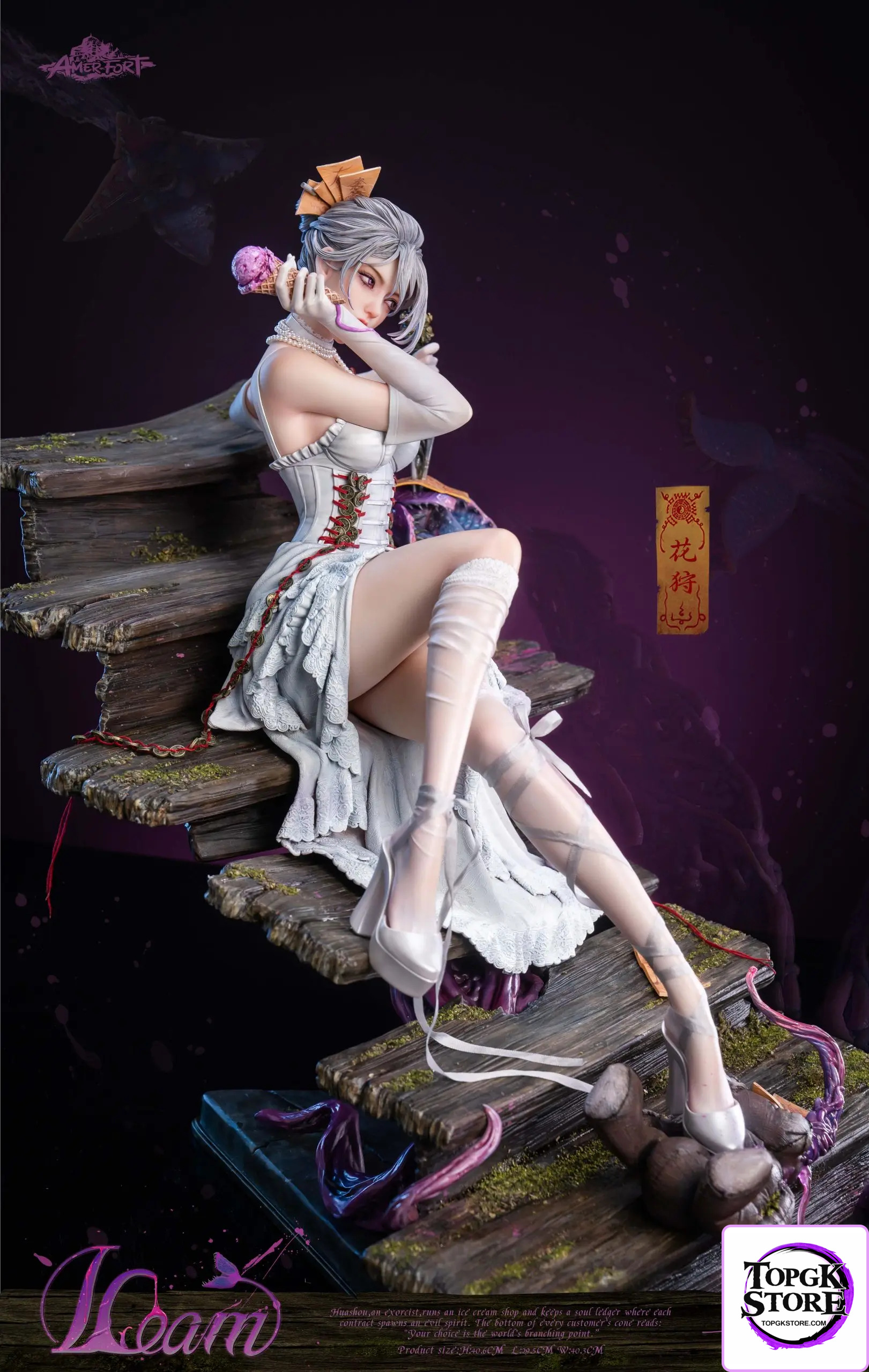 PJ Studio – AmerFort × LouLL_Aroll Hua Shou 1/4 Scale Statue AFYC-HS13 (Licensed) - Photo 8 | TopGKStore