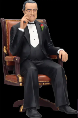 SD TOYS Studio – The Godfather Seated Vito Andolini Corleone Statue - Photo 2 | TopGKStore