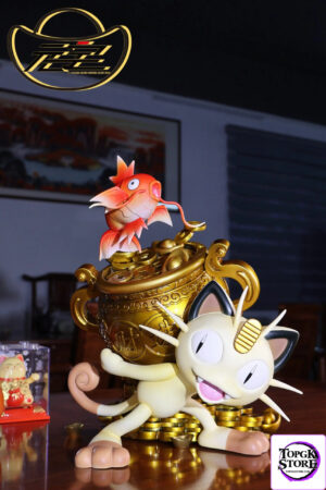 Yuan Bao Studio – Fortune Cat and Koi Fish Pokémon - Photo 1 | TopGKStore