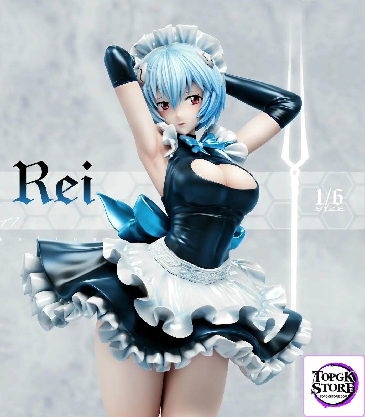 Ba Ji Studio – Neon Genesis Evangelion EVA Maid Series 02 Ayanami Rei - Photo 1 | TopGKStore
