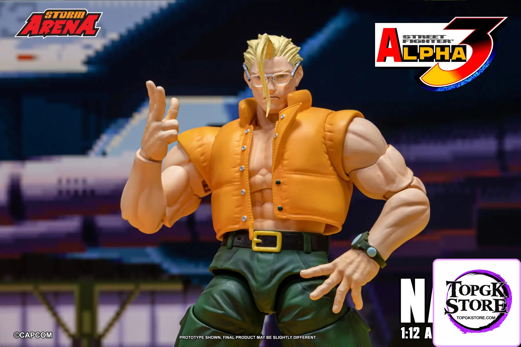 Storm Toys – NASH – STREET FIGHTER Alpha 3 – STORM ARENA (Licensed) - Photo 12 | TopGKStore