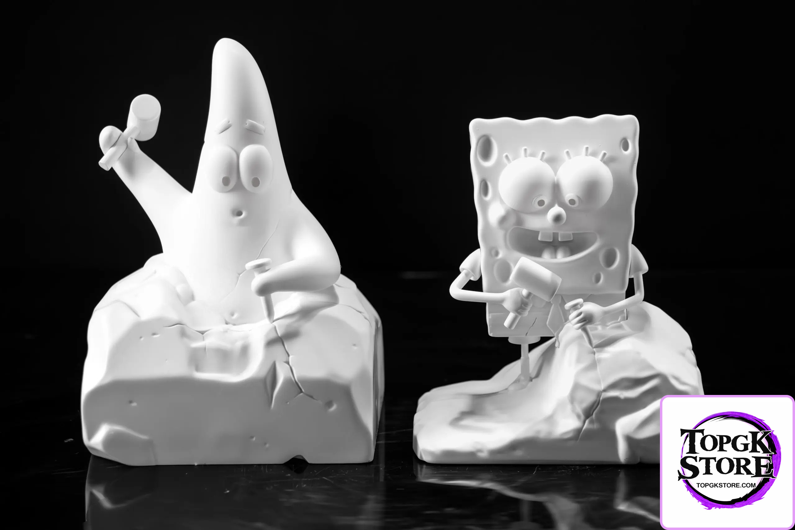 Chao She Studio – SpongeBob SquarePants & Patrick Star Sculptor Series Gold Version - Photo 4 | TopGKStore