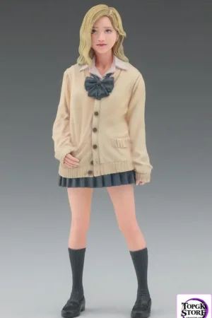 Hasegawa - 1/12 JK Maid Series "Cardigan" Resin Figure (Licensed) - Photo 1 | TopGKStore