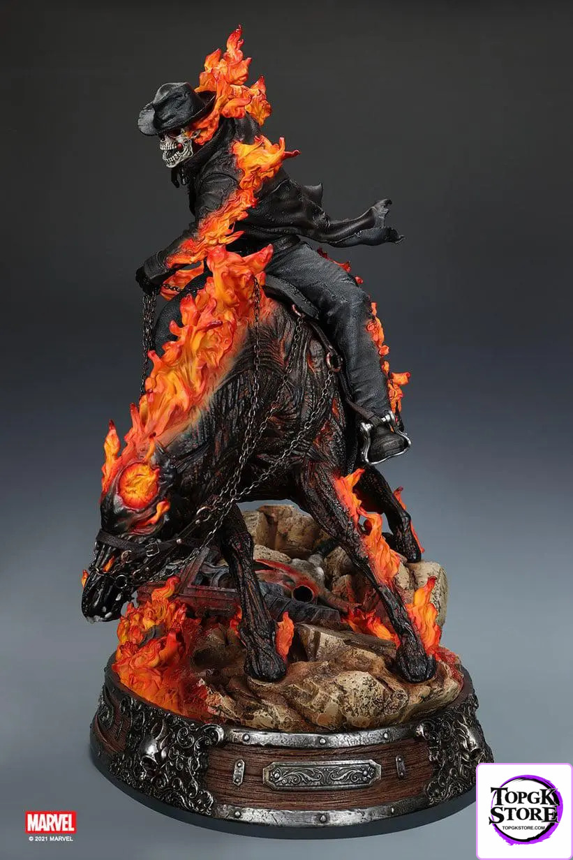 XM Studio – Ghost Rider On Horse 1/4 Scale Statue (Licensed) - Photo 24 | TopGKStore
