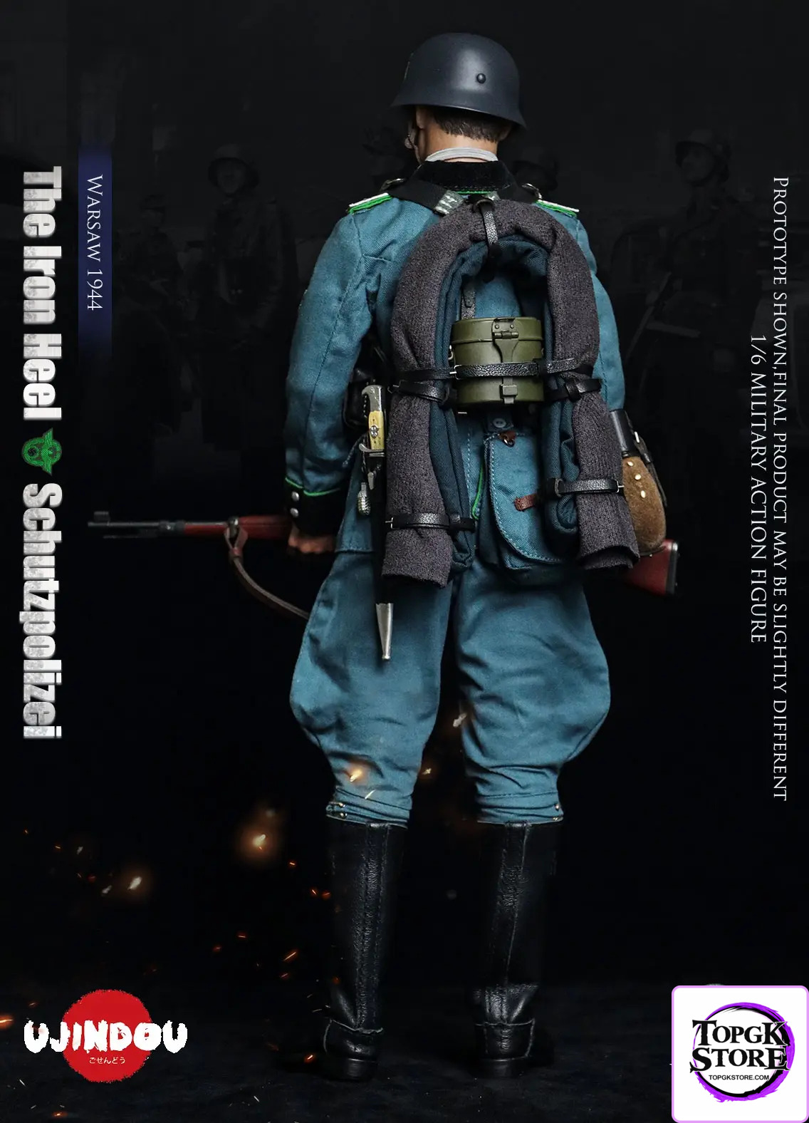UJINDOU – 1/6 The Iron Heel-WWII German Schutzpolizei Warsaw 1944 UD9057 (Licensed) - Photo 14 | TopGKStore