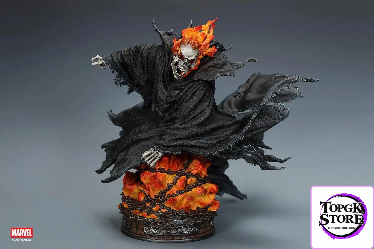 XM Studio – Ghost Rider On Horse 1/4 Scale Statue (Licensed) - Photo 10 | TopGKStore