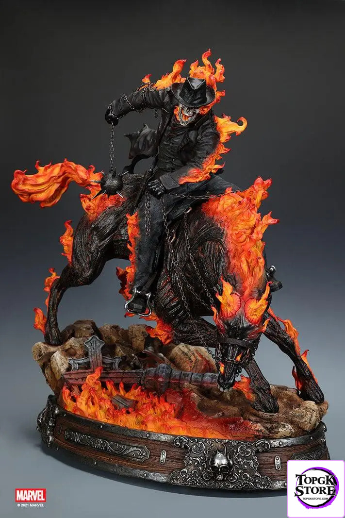 XM Studio – Ghost Rider On Horse 1/4 Scale Statue (Licensed) - Photo 20 | TopGKStore