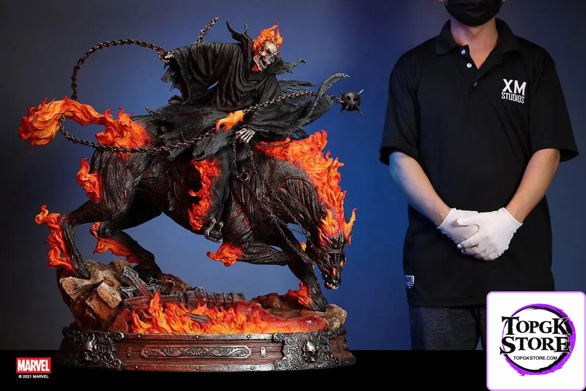 XM Studio – Ghost Rider On Horse 1/4 Scale Statue (Licensed) - Photo 18 | TopGKStore