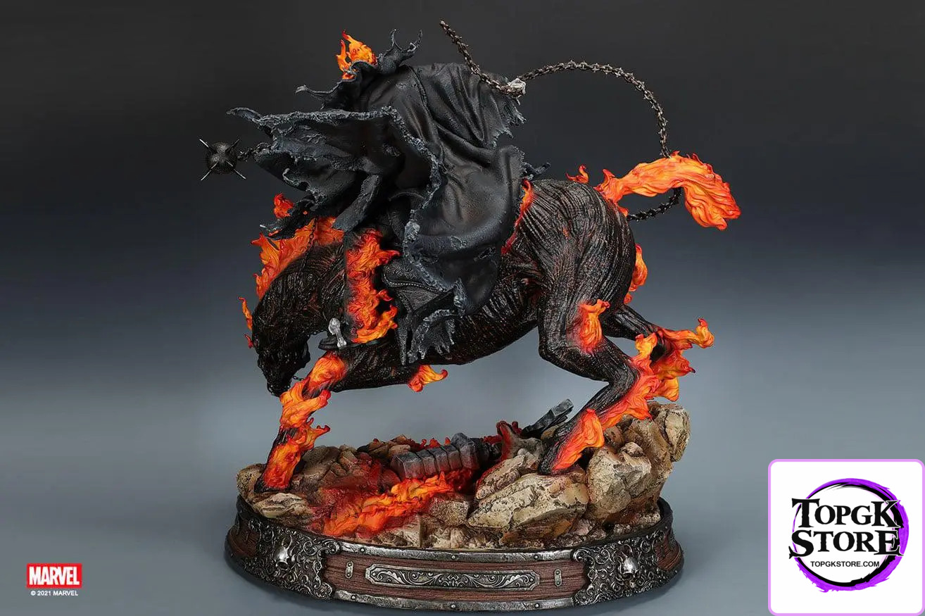 XM Studio – Ghost Rider On Horse 1/4 Scale Statue (Licensed) - Photo 14 | TopGKStore