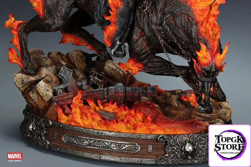 XM Studio – Ghost Rider On Horse 1/4 Scale Statue (Licensed) - Photo 11 | TopGKStore