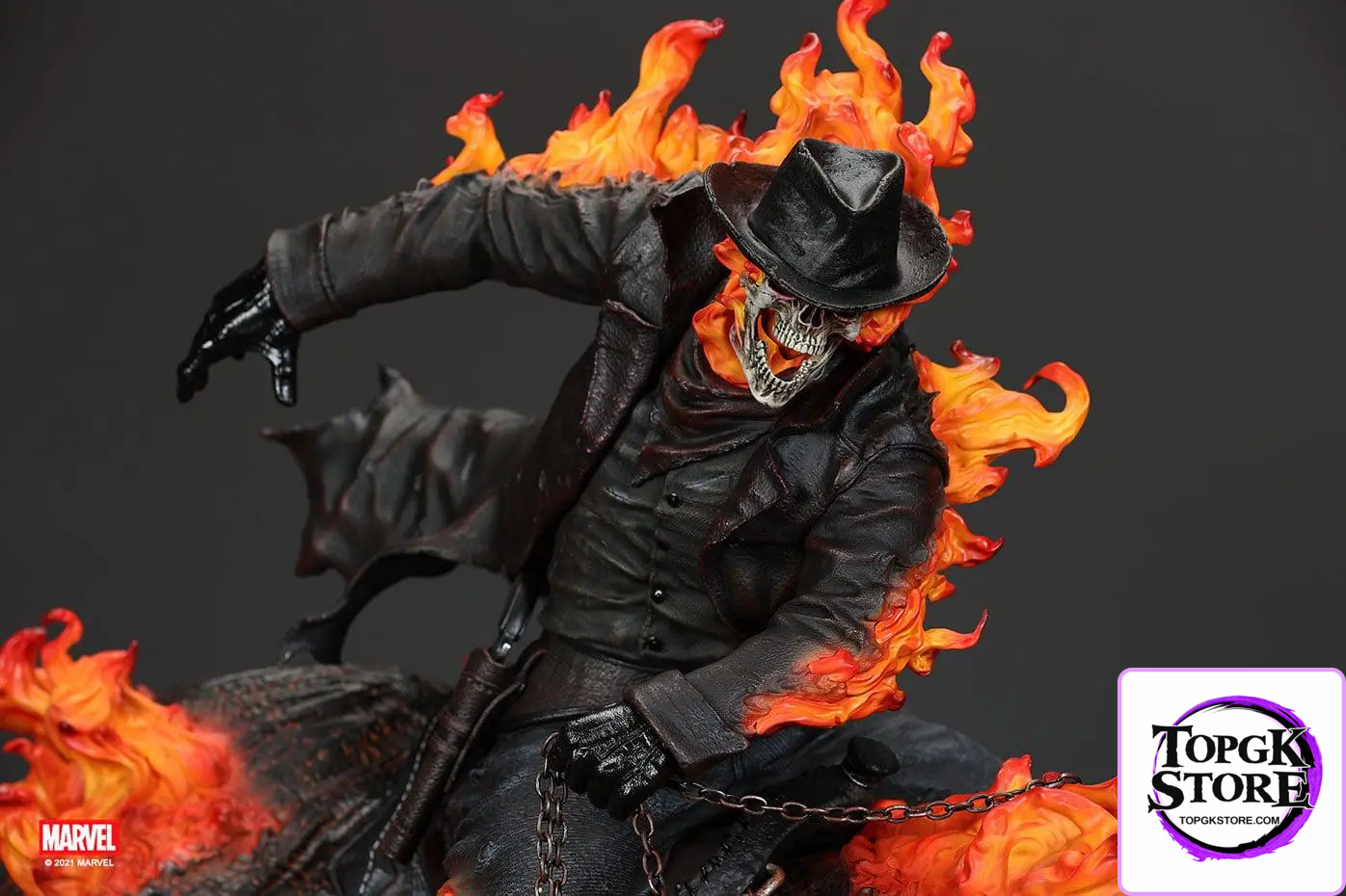 XM Studio – Ghost Rider On Horse 1/4 Scale Statue (Licensed) - Photo 13 | TopGKStore