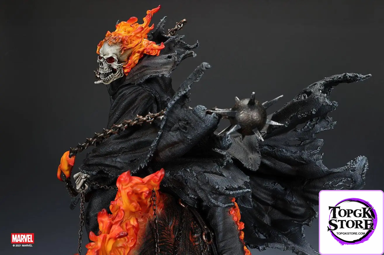 XM Studio – Ghost Rider On Horse 1/4 Scale Statue (Licensed) - Photo 2 | TopGKStore