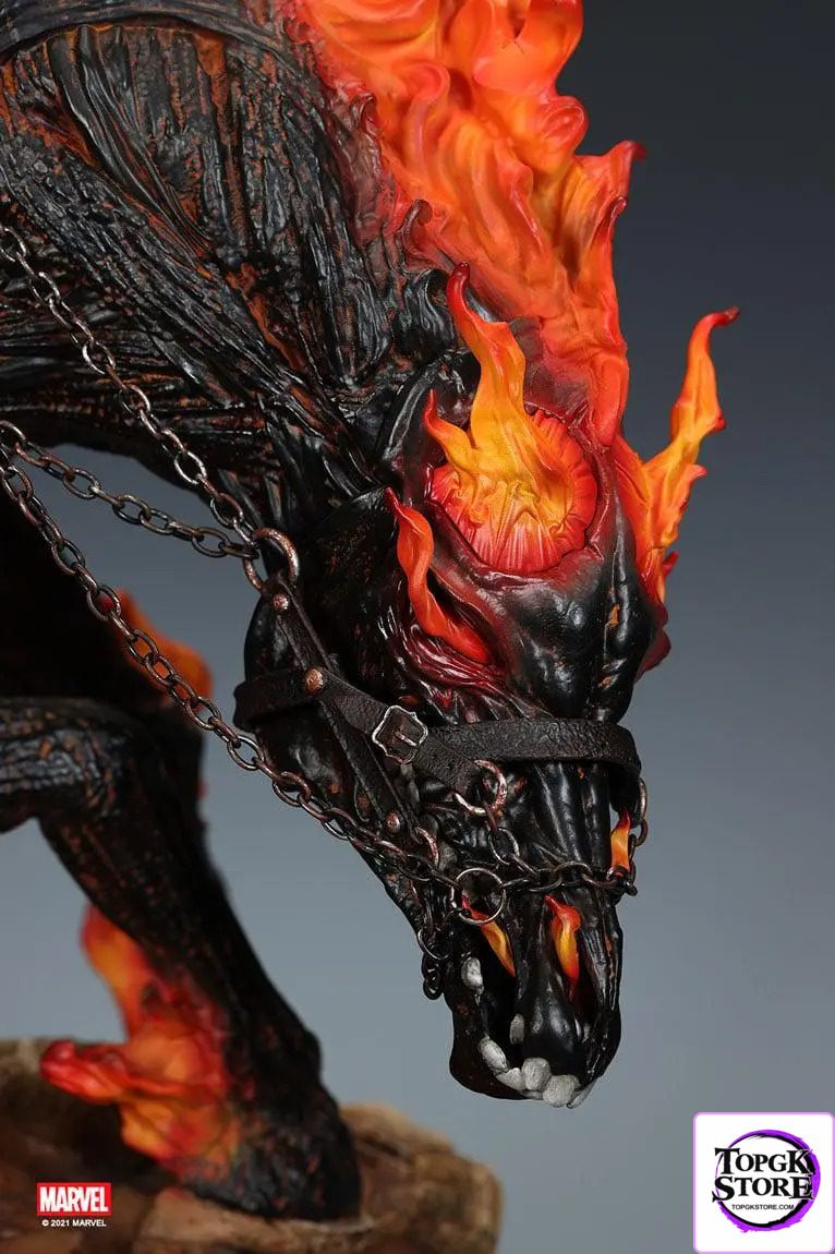 XM Studio – Ghost Rider On Horse 1/4 Scale Statue (Licensed) - Photo 4 | TopGKStore