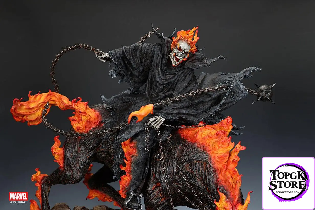 XM Studio – Ghost Rider On Horse 1/4 Scale Statue (Licensed) - Photo 6 | TopGKStore