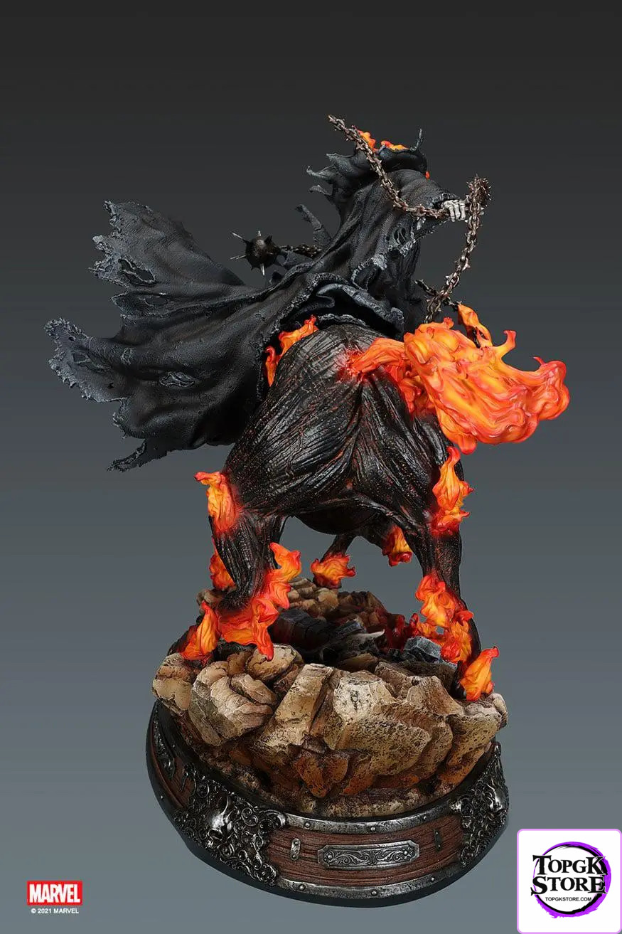XM Studio – Ghost Rider On Horse 1/4 Scale Statue (Licensed) - Photo 7 | TopGKStore