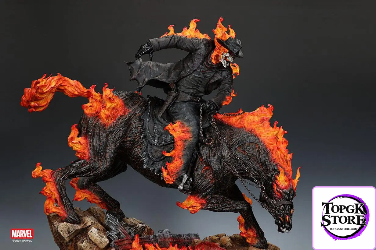 XM Studio – Ghost Rider On Horse 1/4 Scale Statue (Licensed) - Photo 9 | TopGKStore