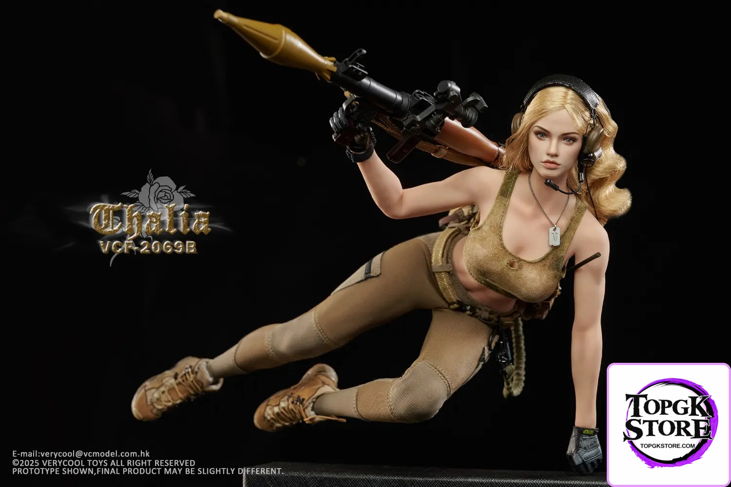 VERYCOOL – 1/6 Scale Action Figure VCF-2069 Desert female soldier -Thalia (Licensed) - Photo 9 | TopGKStore