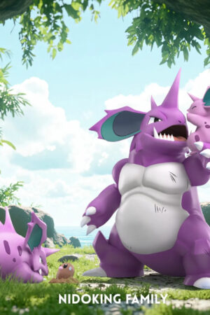 Wonder Studio – Pokémon Nidoking Evolution Set - Photo 1 | TopGKStore