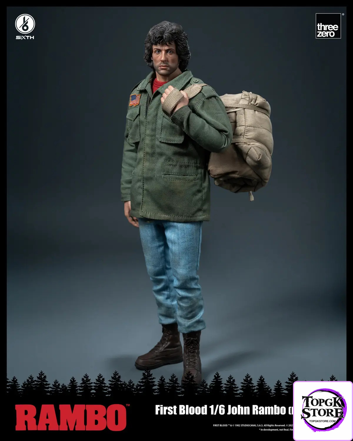 Threezero – Rambo: First Blood 1/6 John Rambo (Field Jacket) 3Z05530W0 (Licensed) - Photo 8 | TopGKStore