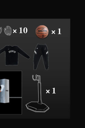 Reset Studio – NBA Nets Masked Kyrie Irving 1/6 Collectible Action Figure - Photo 2 | TopGKStore