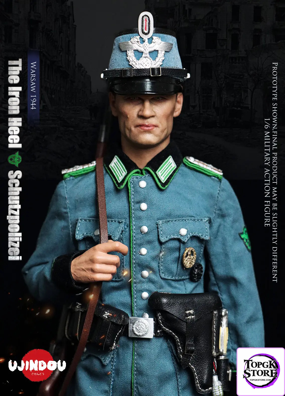 UJINDOU – 1/6 The Iron Heel-WWII German Schutzpolizei Warsaw 1944 UD9057 (Licensed) - Photo 33 | TopGKStore