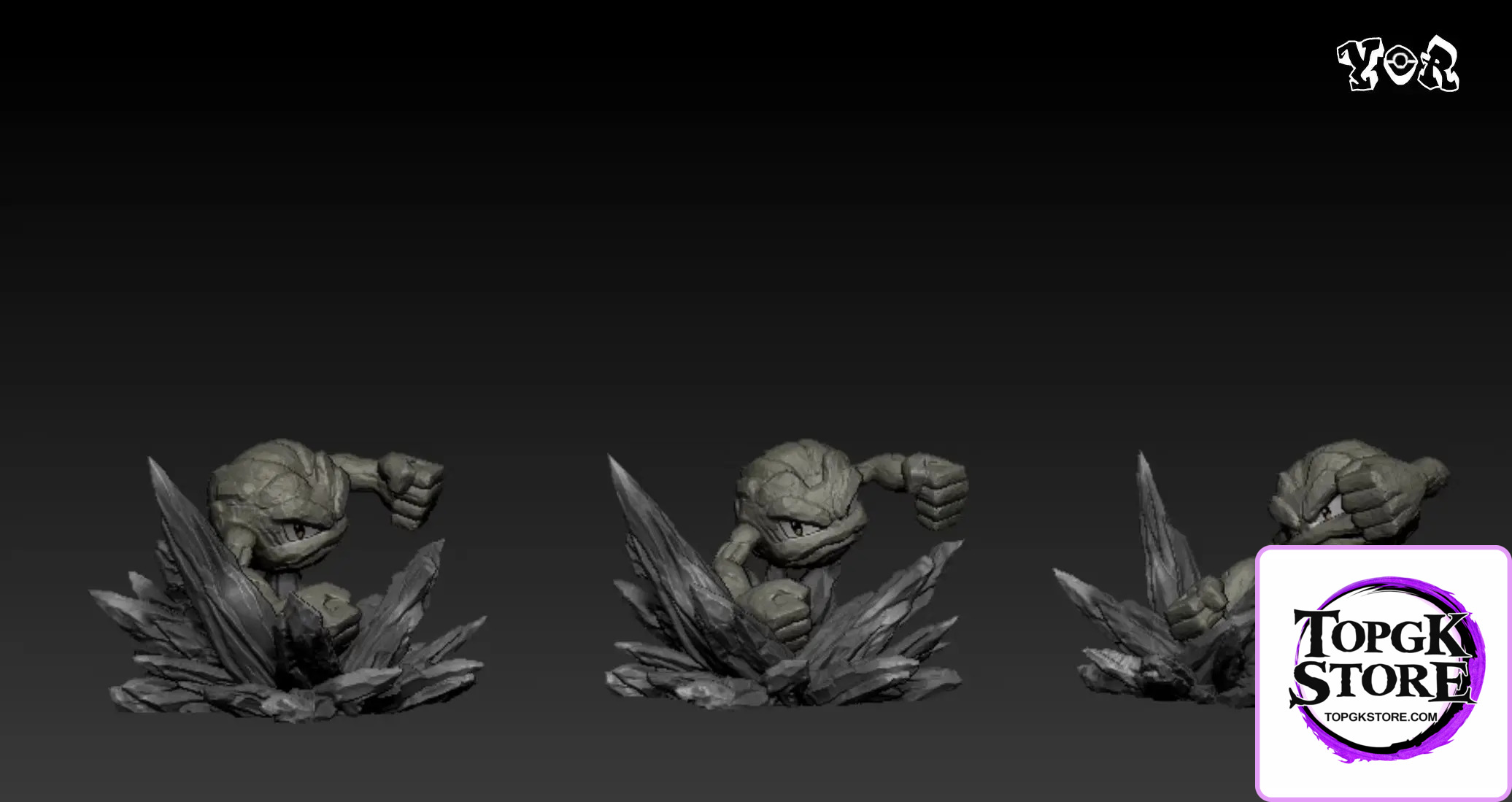 YOR Studio – Pokémon 1/20 Geodude - Photo 2 | TopGKStore