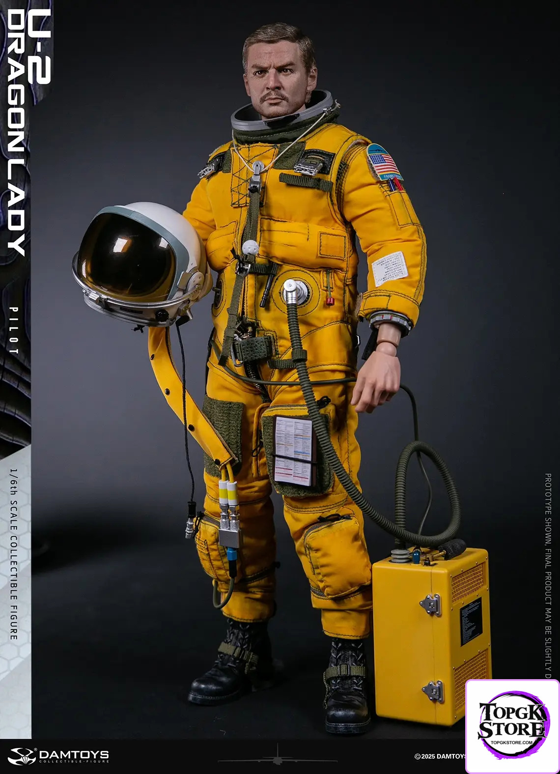 DAMTOYS – 1/6 Scale U-2 Dragon Lady Reconnaissance Aircraft Pilot NO.78110 (Licensed) - Photo 1 | TopGKStore