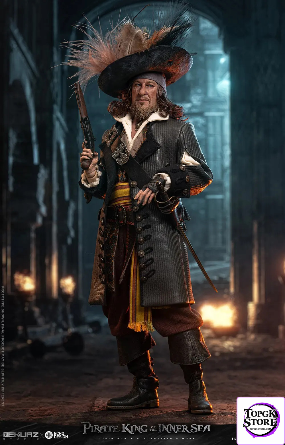 EKUAZ & ECHO DESIGN Studio – Pirates of the Caribbean 1/6 Pirate king of the inner sea Regular Version EKS012R Delu