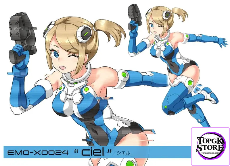 Hasegawa – A.S.G Girls EMO-X0022 “Aria” & X0024 “Ciel” 1/12 Plastic Model (Licensed) - Phot