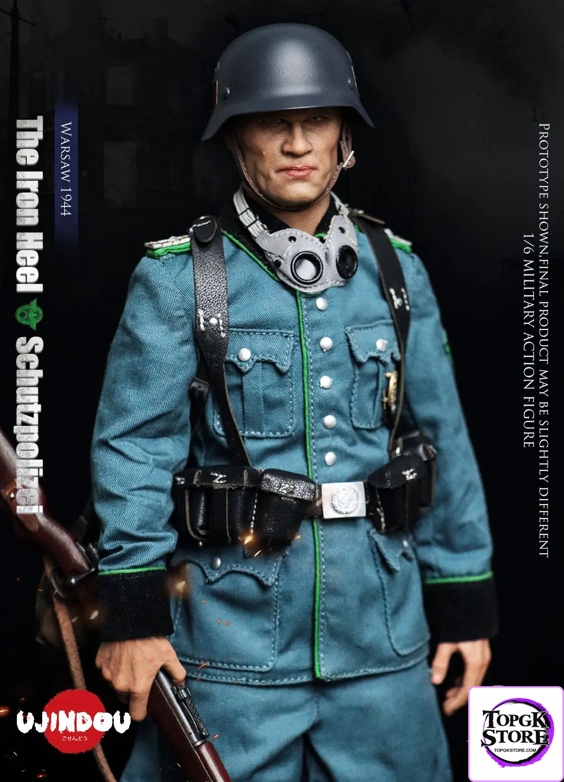 UJINDOU – 1/6 The Iron Heel-WWII German Schutzpolizei Warsaw 1944 UD9057 (Licensed) - Photo 34 | TopGKStore