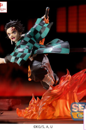 SEGA – XrossLink Anime Demon Slayer: Kimetsu no Yaiba Figure Tanjiro Kamado X Giyu Tomioka X Akaza (Licensed) - Photo 1