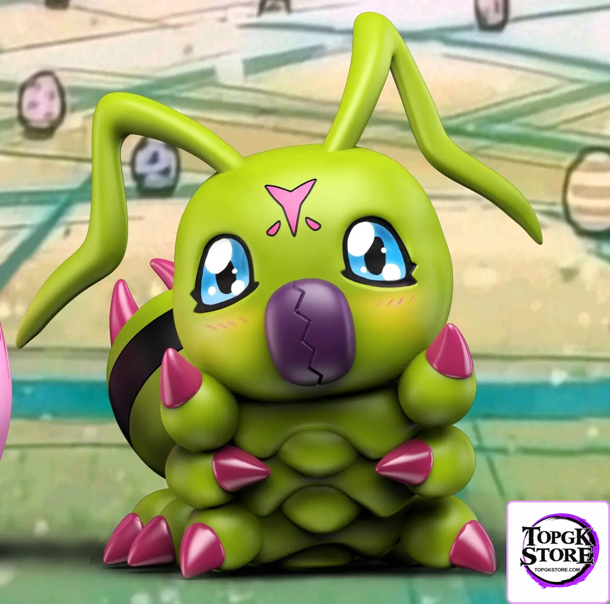 Qiao Wu Mo Wan Studio – Digimon DigiTama #4 Wormmon - Photo 2 | TopGKStore