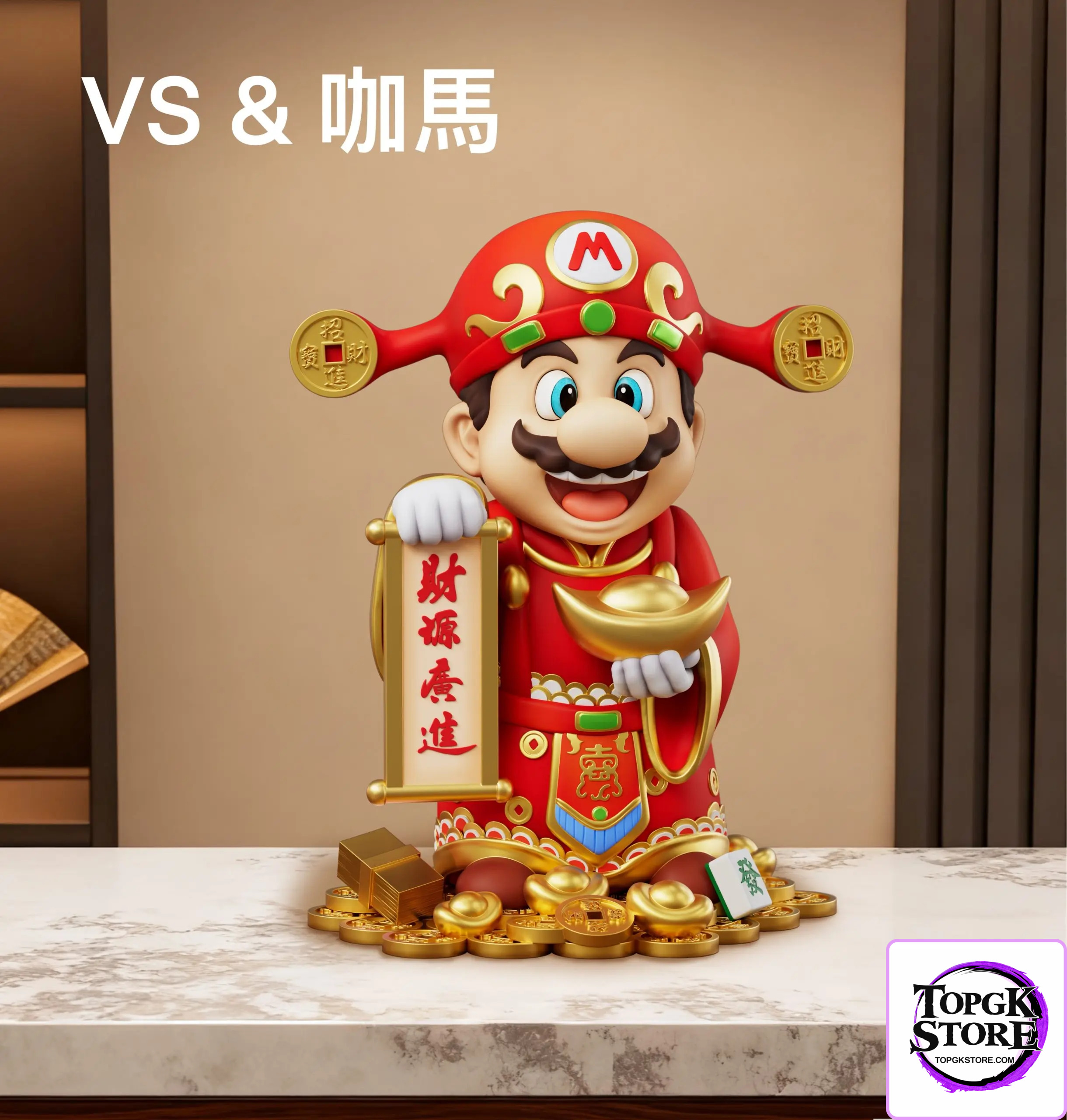 Ka Ma Mo Wan Studio X VS Studio – Fortune Mario Super Mario - Photo 4 | TopGKStore