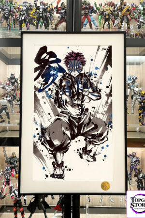 Xing Kong Studio – Demon Slayer Ink Painting Akaza Unlimited Castle Arc   Decorative Painting - Photo 1 | TopGKStore