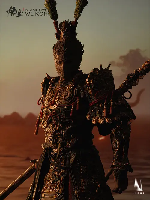 INART – Black Myth: Wukong – The Great Sage’s Broken Shell And The Fourth Sister 1/6 Collectible Figure (Li