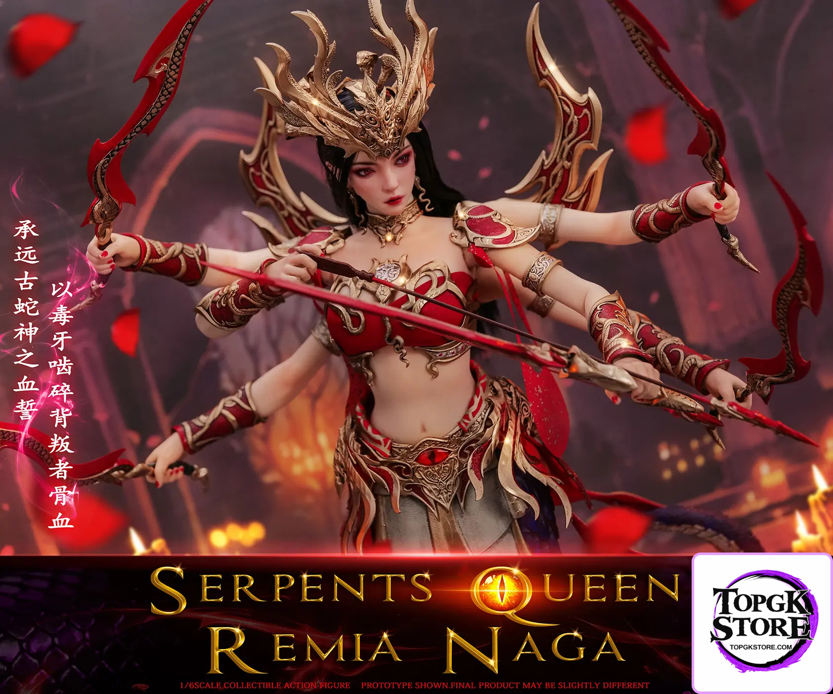 3STOYS – 1/6 Scale Lamia Queen Remia Fully Articulated Action Figure 3S018 (Licensed) - Photo 3 | TopGKStore