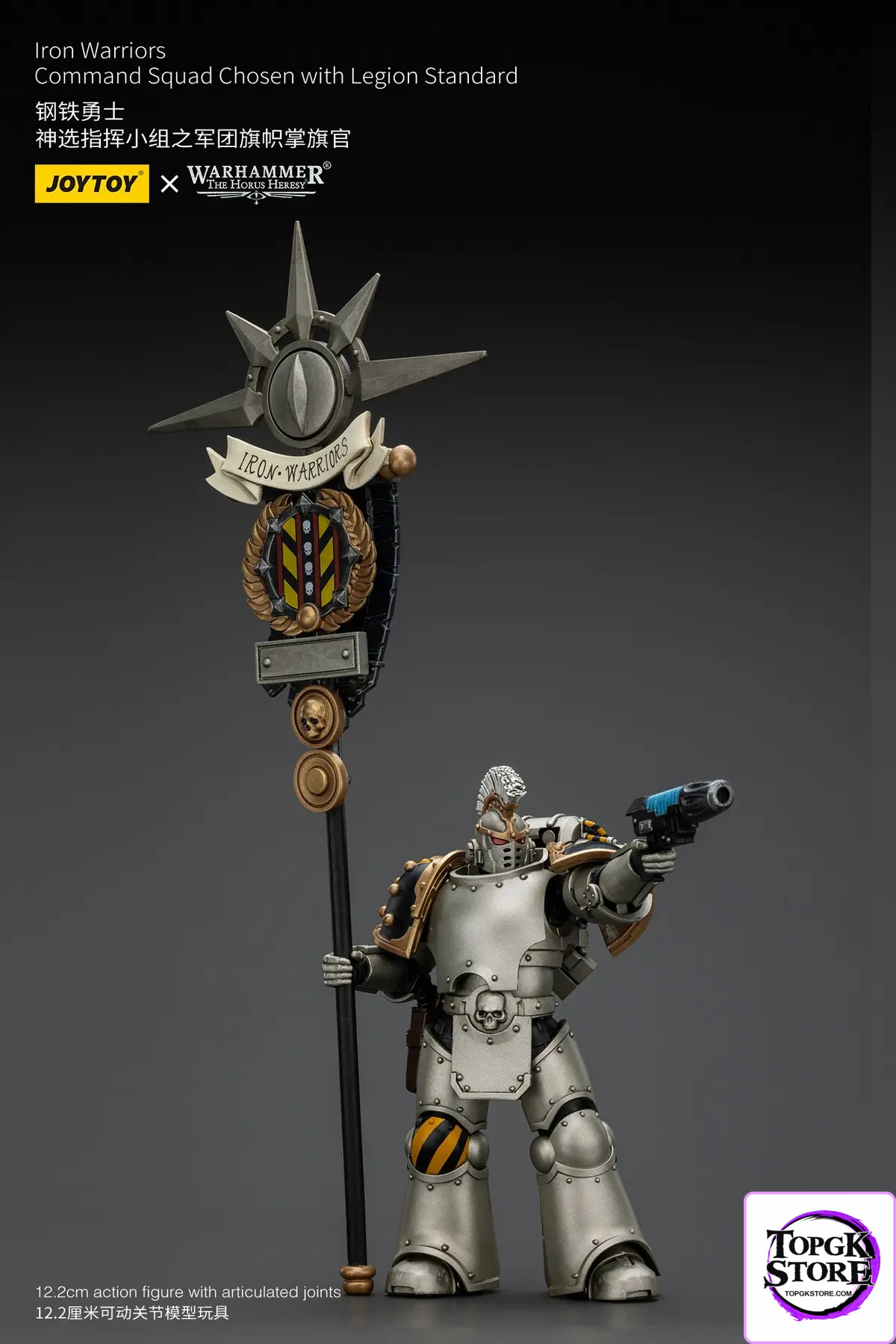 JOYTOY – Iron Warrior Legion Banner Bearer of the Chosen Command Squad JT01765 (Licensed) - Photo 6 | TopGKStore