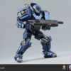 MENG Model Studio – 1/9 MECHA-012 Ling Cage MU-2 City Defender Model Kit Pre-colored Version (Licensed) - Photo 3 | Top
