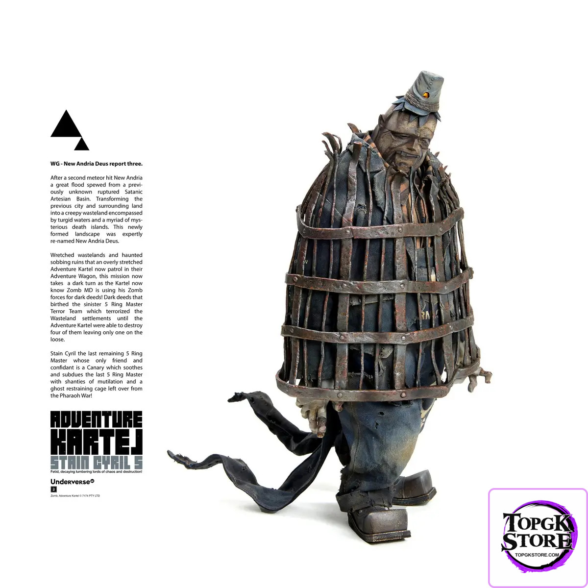 UNDERVERSE – Adventure Kartel 5 Ring Master – Stain Cyril 1/6 Action Figure (Licensed) - Photo 4 | TopGKStore