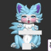Wang Qing Gu Studio – Furry Eevee Original - Photo 1 | TopGKStore