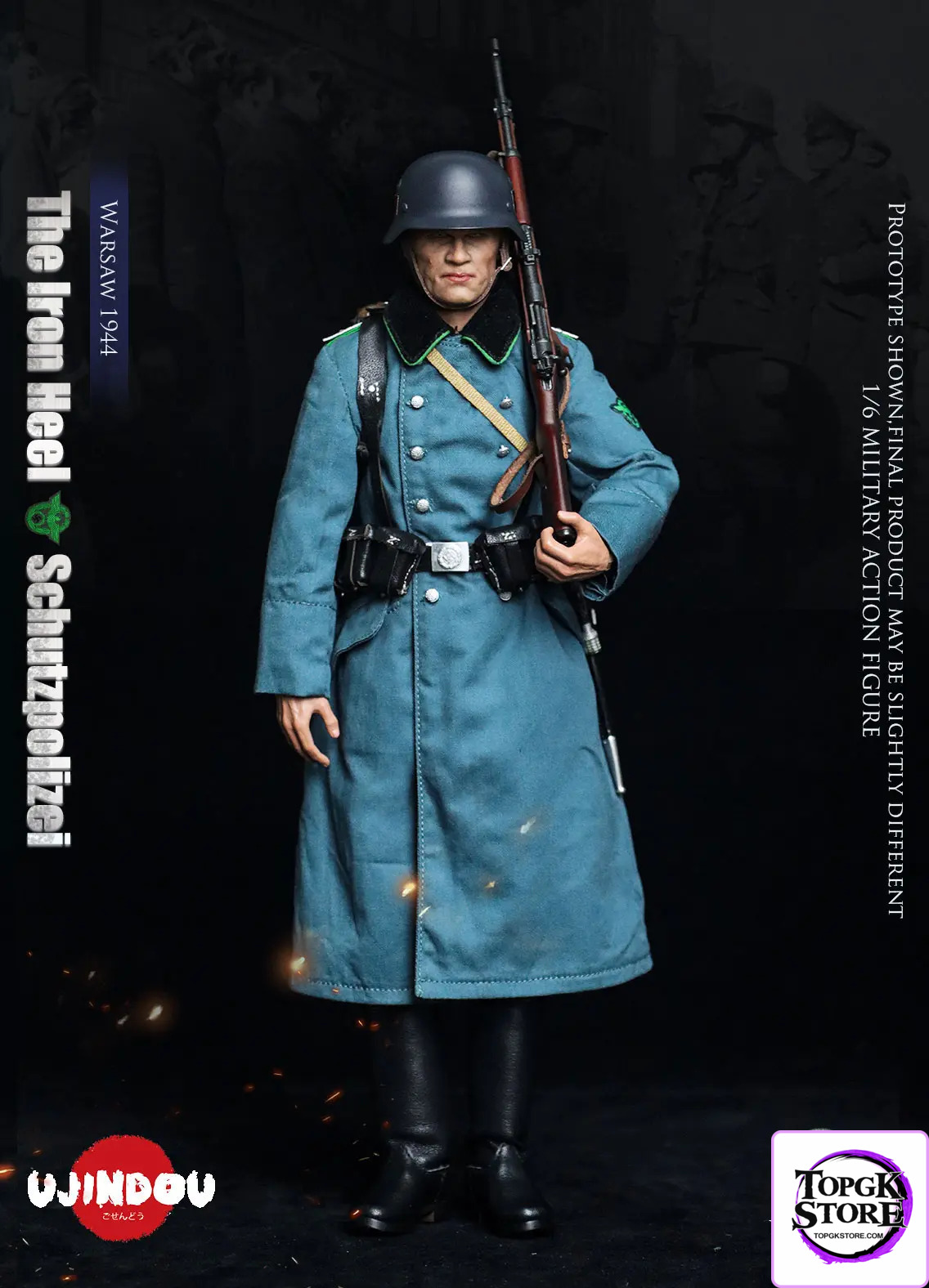UJINDOU – 1/6 The Iron Heel-WWII German Schutzpolizei Warsaw 1944 UD9057 (Licensed) - Photo 15 | TopGKStore