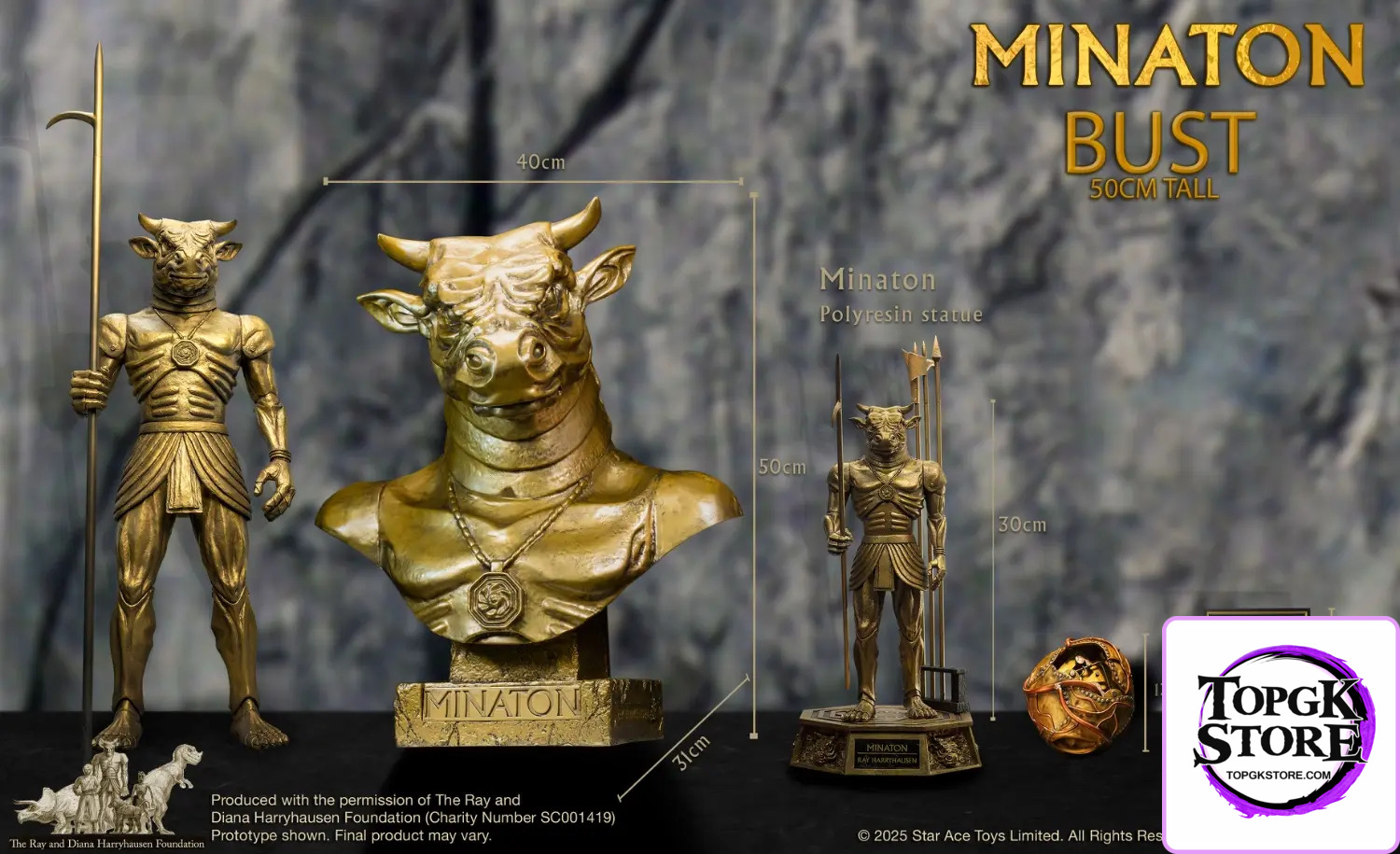 STAR ACE Toys – 50cm Minotaur Bust SA7006 (Licensed) - Photo 11 | TopGKStore
