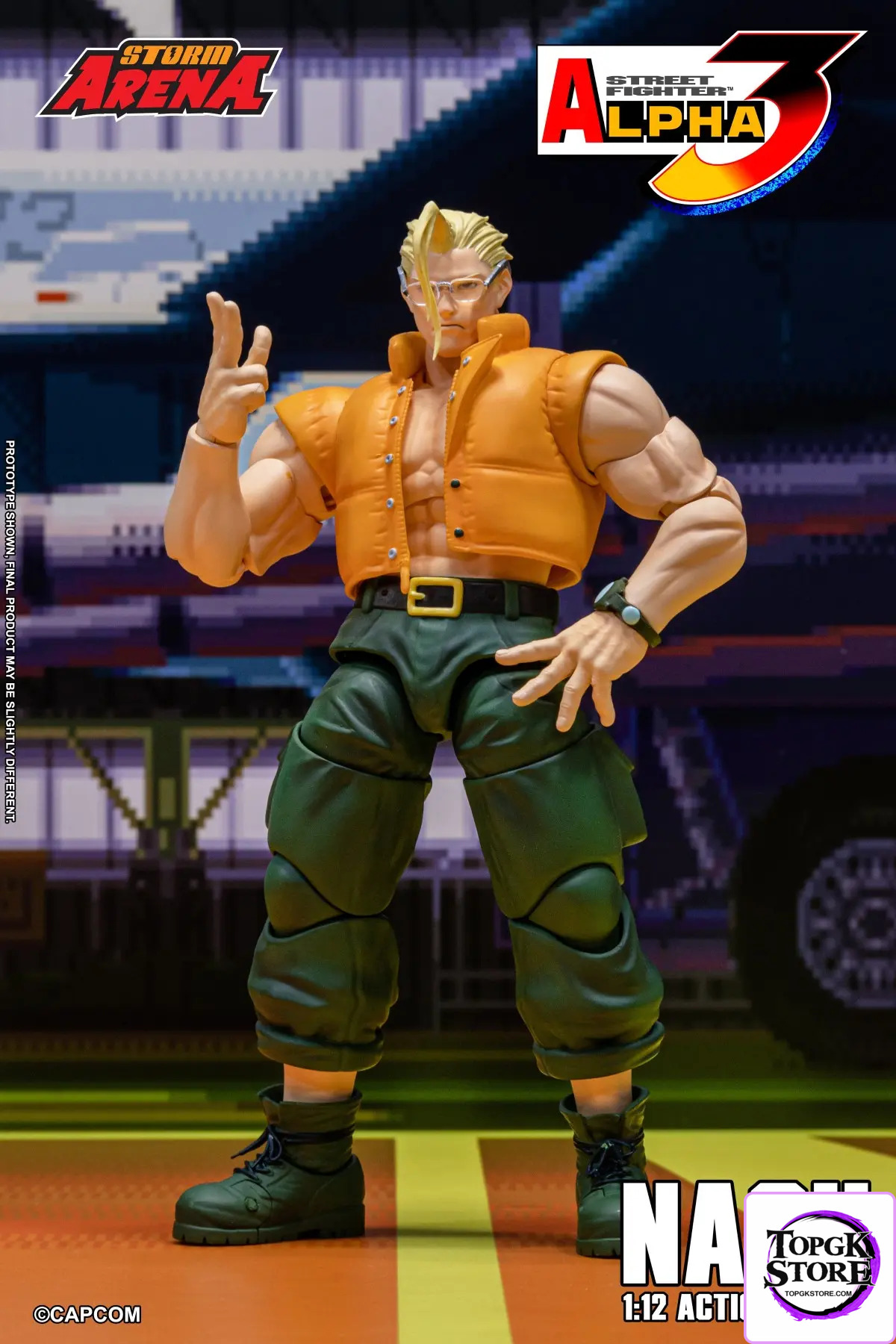 Storm Toys – NASH – STREET FIGHTER Alpha 3 – STORM ARENA (Licensed) - Photo 7 | TopGKStore