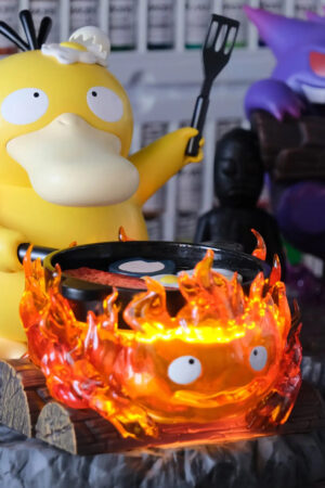 MMLAND Studio – Psyduck X Calcifer Pokémon X Howl’s Moving Castle - Photo 2 | TopGKStore