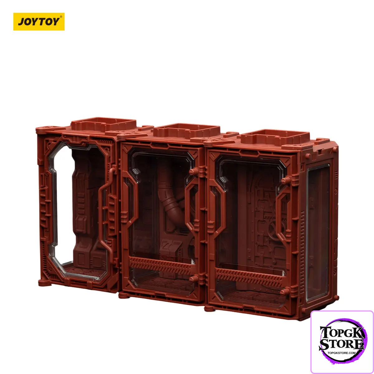 JOYTOY – Individual Soldier Hangar Display Case – Blazing Red & Stellar Purple & Abyssal Blue A B C (Lice